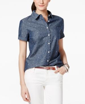 Tommy Hilfiger Short-sleeve Shirt, Polka Dot Print