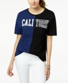 Pretty Rebellious Juniors' La/ny Colorblocked T-shirt