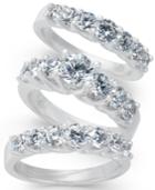 Diamond 3-pc. Bridal Set (2 Ct. T.w.) In 14k White Gold