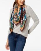I.n.c. Mod Dot Floral Square Scarf, Created For Macy's