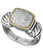 Balissima By Effy Diamond Diamond Rectangle (1/3 Ct. T.w.) In 18k Gold And Sterling Silver