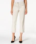 Style & Co. Rhinestone-trim Cropped Pants, Only At Macy's