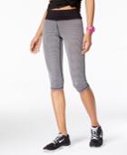 Material Girl Active Pro Juniors' Grafitti Cropped Leggings, Only At Macy's