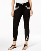 Thalia Sodi Embroidered Straight-leg Jeans, Only At Macy's