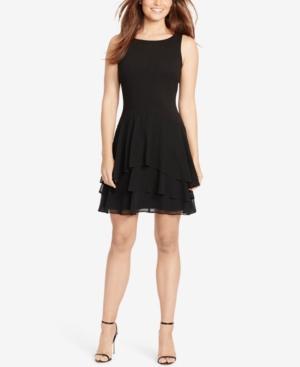American Living Tiered Fit & Flare Dress