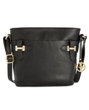 Giani Bernini Leather Bucket Crossbody, Created For Macy's