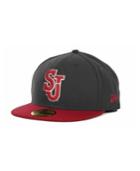 New Era St. Johns Red Storm 2-tone Graphite And Team Color 59fifty Cap