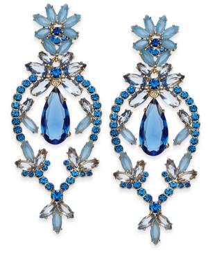 Kate Spade New York Gold-tone Colored Stone Chandelier Earrings