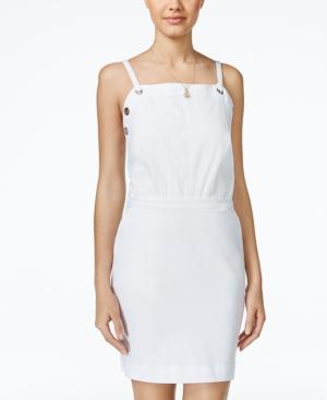 Xoxo Juniors' Sleeveless Grommet-detail Sheath Dress