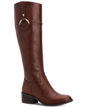 Alfani Women's Step 'n Flex Briaah Riding Boots, Created For Macy's Women's Shoes
