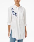 Velvet Heart Alexandria Cotton Embroidered Tunic