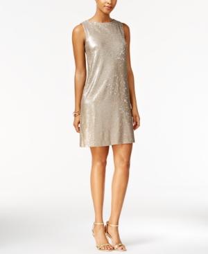 Betsey Johnson Sequined Sparkle Shift Dress