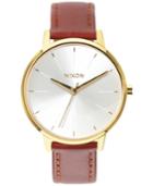 Nixon Women's Kensington Black Leather Strap Watch 37mm A108-501-00