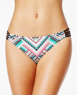 Hula Honey Strappy Tribal-print Bikini Bottom Women's Swimsuit