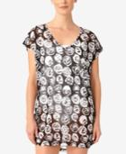 Anne Cole Coming Up Roses Mesh Tunic Cover-up Women's Swimsuit