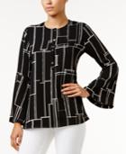 Alfani Bell-sleeve Blouse, Only At Macy's