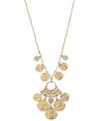 M. Haskell For Inc Gold-tone Coin-style Pendant Necklace, Only At Macy's