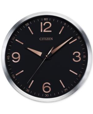 Citizen Gallery Silver-tone Metal Wall Clock