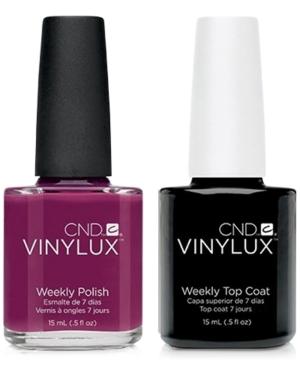 Creative Nail Design Vinylux Tinted Love Nail Polish & Top Coat (two Items), 0.5-oz, From Purebeauty Salon & Spa