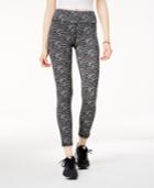 Material Girl Active Juniors' Printed Yoga Leggings, Created For Macy's