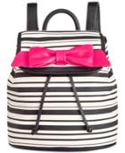 Betsey Johnson Bow Flapover Backpack