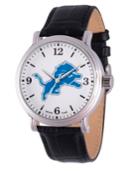 Gametime Nfl Detroit Lions Men's Shiny Silver Vintage Alloy Watch
