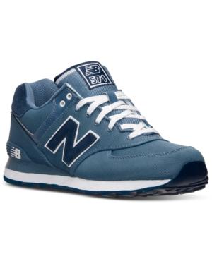 New Balance Men's 574 Pique Polo Casual Sneakers From Finish Line