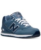New Balance Men's 574 Pique Polo Casual Sneakers From Finish Line