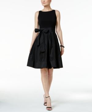 Tommy Hilfiger Sash Belted Fit & Flare Dress