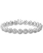 Effy Diamond Halo Tennis Bracelet (4-1/2 Ct. T.w.) In 14k Gold