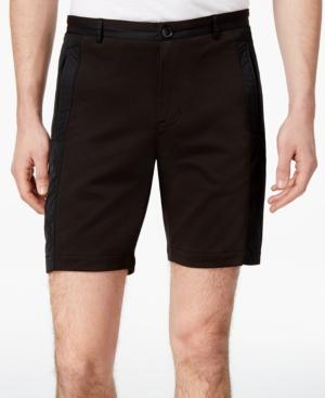 Calvin Klein Men's Slim-fit Mixed Media Shorts