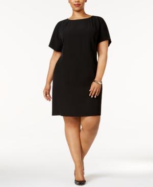 Calvin Klein Plus Size Split-sleeve Sheath Dress