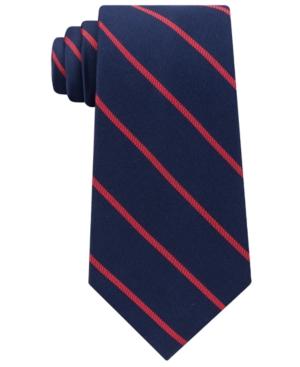 Tommy Hilfiger Men's Slim Stripe Silk Tie