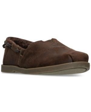Skechers Women's Bobs Chill Luxe - Buttoned Up Casual Slip-on Flats From Finish Line