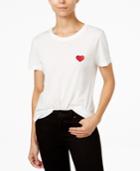 Carbon Copy Cotton Embroidered T-shirt