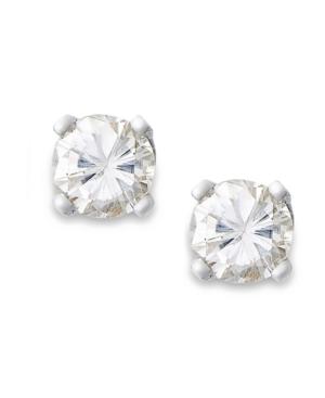 Round-cut Diamond Stud Earrings In 10k Yellow Or White Gold (1/6 Ct. T.w.)