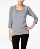Style & Co. Solid Pullover Sweatshirt, Only At Macy's