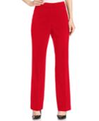 Kasper Straight-leg Crepe Pants