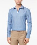 Ryan Seacrest Distinction Men's Slim-fit Chambray Shirt, Created For Macy's
