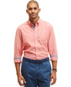 Nautica Big And Tall Men's Contrast-trim Oxford Shirt