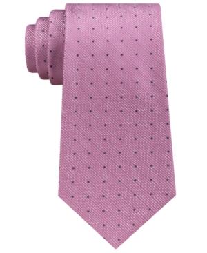 Calvin Klein Men's Dot Silk Tie