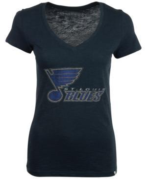 '47 Brand Women's Short-sleeve St. Louis Blues V-neck T-shirt