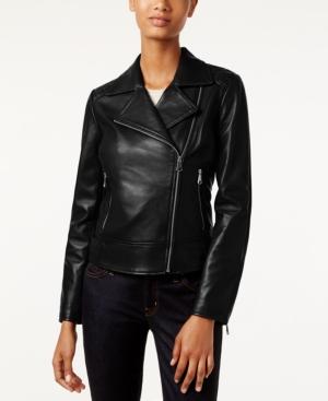 Marc New York Leah Leather Moto Jacket