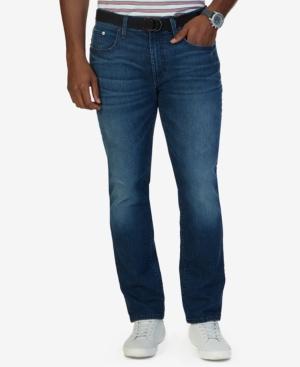 Nautica Men's Straight Fit Pure Blue Ocean Wash Jeans