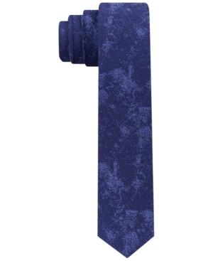 Calvin Klein Men's Cloud Burst Solid Skinny Tie