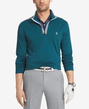 Izod Men's Quarter Zip Chip Shot Golf Shirt