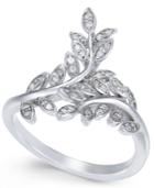 Diamond Vine Ring (1/3 Ct. T.w.) In Sterling Silver
