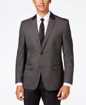 Alfani Red Men's Slim-fit Black/white Neat Evening Jacket, Created For Macy's