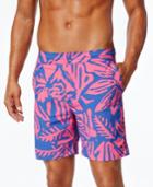 Tommy Hilfiger Men's Cole Brook Tropical-print Boardshorts