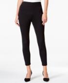 Maison Jules Textured Pull-on Ponte Pants, Only At Macy's